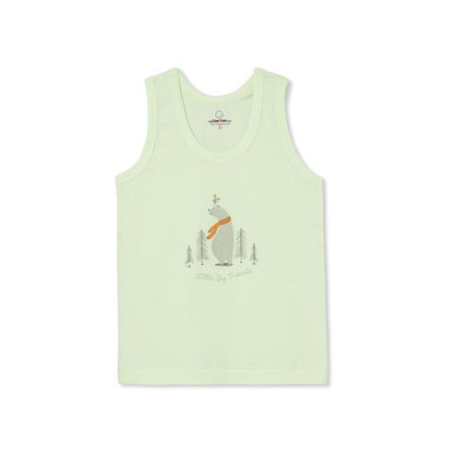 The Boo Boo Club Blue, Pink & Yellow Vest-Embroidered-Cotton-Pack of 3-For Infants