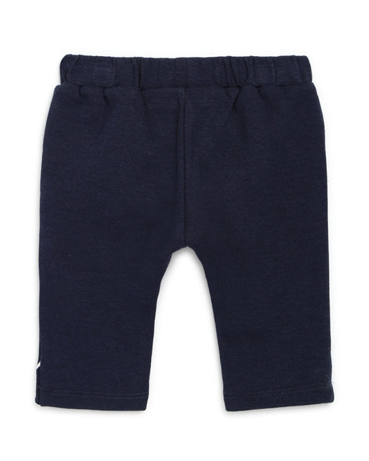 Chicco Navy Trouser-Solid-Cotton-For Infants