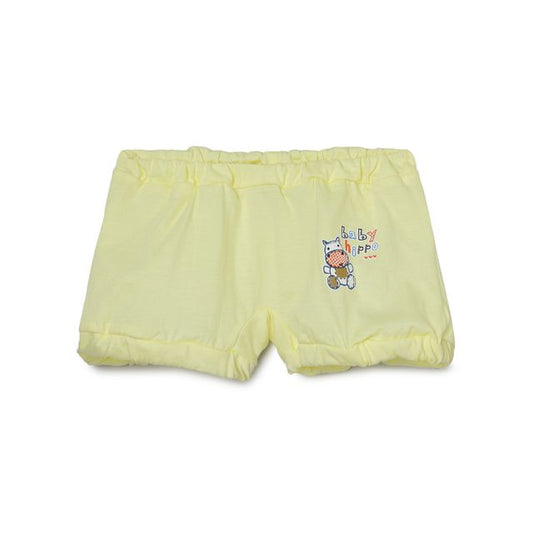 The Boo Boo Club Blue, Pink & Yellow Shorts-Embroidered-Cotton-Pack of 3-For Infants