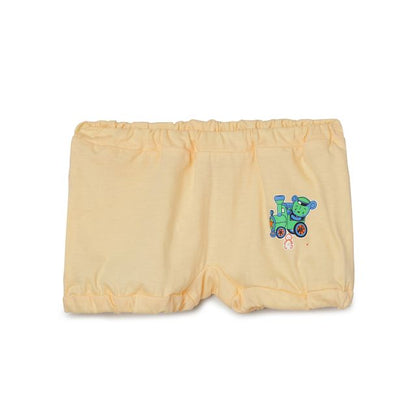 The Boo Boo Club Blue, Peach & Green Shorts-Embroidered-Cotton-Pack of 3-For Infants