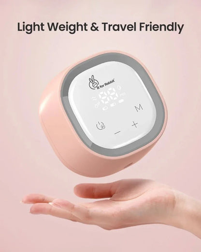 R for Rabbit First Feed Nova Electric Breast Pump-9 Level Suction & Massage-One Touch LED Screen-Milk Expression Pump