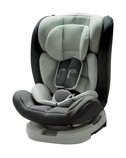 R for Rabbit Jack N Jill Grand ISOFIX Baby Car Seat-360 Degree Rotation-ECE R44/04 Certified-For 0 to 12Y (Upto 36 Kg)-Grey