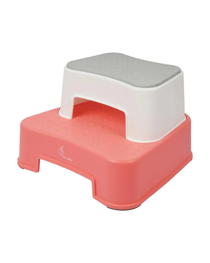 R For Rabbit Tiny Feet Baby Potty Step Stool-Red White