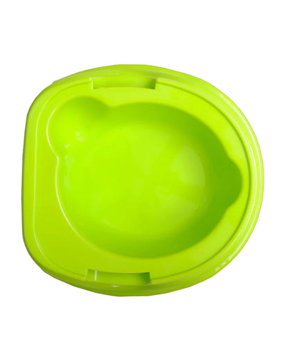R For Rabbit Ding Dong Convertible 4 in 1 Potty Training Seat-With Soft Cushion & Side Handles-Green Blue