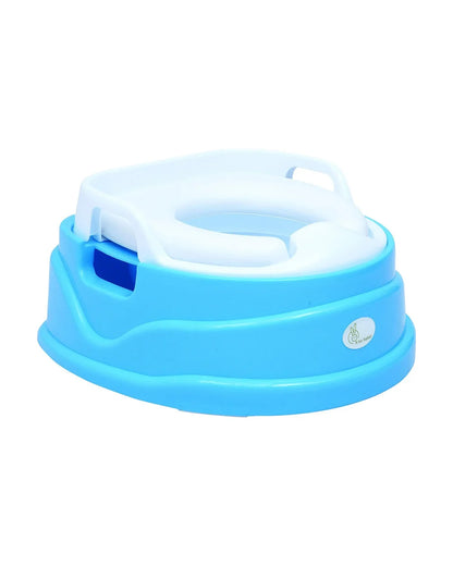 R For Rabbit Ding Dong Convertible 4 in 1 Potty Training Seat-With Soft Cushion & Side Handles-Yellow Blue