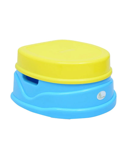 R For Rabbit Ding Dong Convertible 4 in 1 Potty Training Seat-With Soft Cushion & Side Handles-Yellow Blue