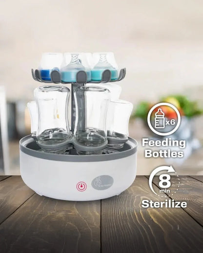 R for Rabbit I Bot Sterilizer-Electric Steam-Overheat Protection-6 Bottles Capacity