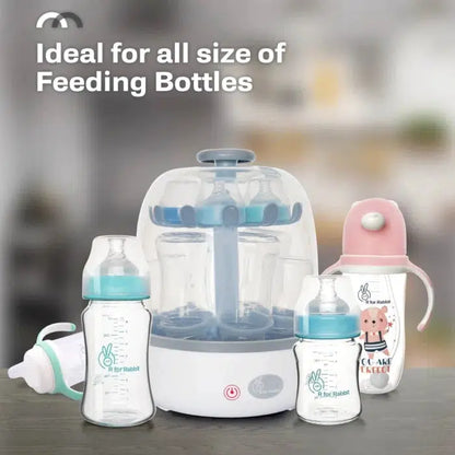 R for Rabbit I Bot Sterilizer-Electric Steam-Overheat Protection-6 Bottles Capacity