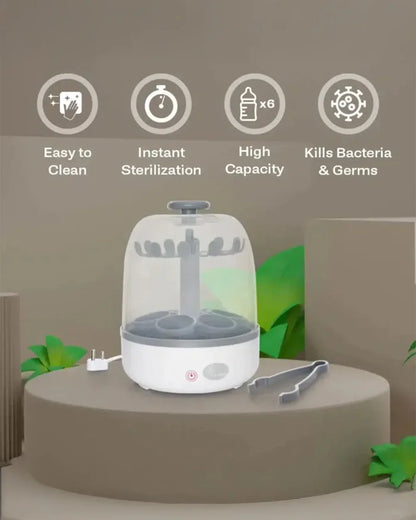 R for Rabbit I Bot Sterilizer-Electric Steam-Overheat Protection-6 Bottles Capacity