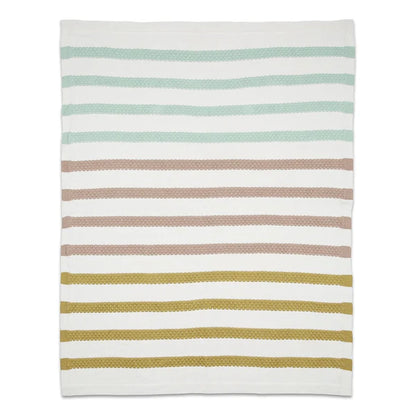 Haus & Kinder Spectrum Knitted All Season AC Blanket-100% Organic Cotton-Multicolor-For Infants