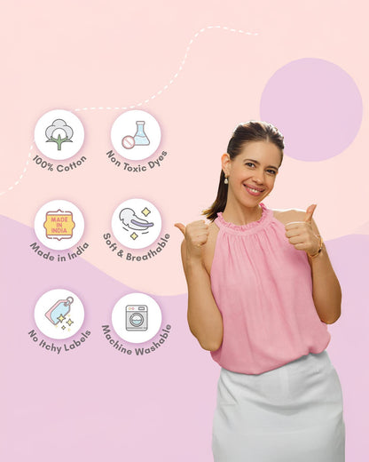 Haus & Kinder Sky Blue Leggings-Embroidered-Cotton-For Infants