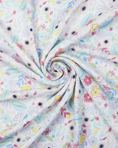 Haus & Kinder Ditsy Floral Bedtime Cuddle Gift Set-Pack of 6-Gift For Baby Shower & Baby Birthday