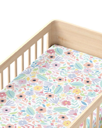 Haus & Kinder Ditsy Floral Bedtime Cuddle Gift Set-Pack of 6-Gift For Baby Shower & Baby Birthday