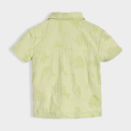 Mi Arcus Seafoam Green Coord Set-Dinomite-Cotton-For Infants