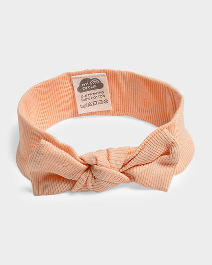 Mi Arcus Yellow, Blue & Multicolor Headband-Solid-Cotton-Pack of 5-For Infants