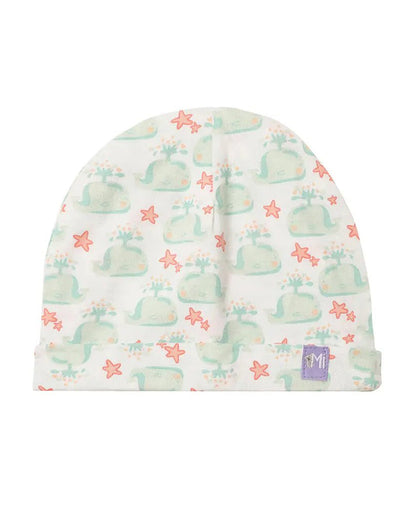 Mi Arcus Blue, White & Multicolor Combo Set-Whale Print-Cotton-Pack of 3-For Infants