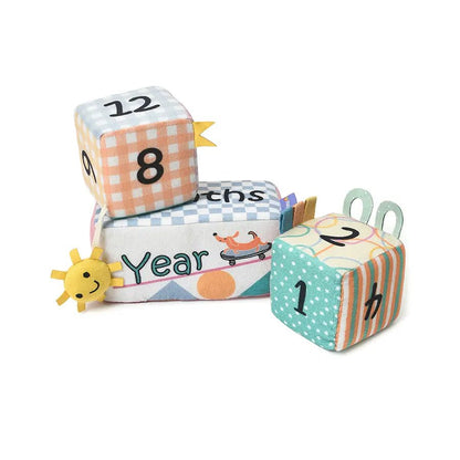 Mi Arcus Baby Milestone Blocks Set-Soft Toy-Plush Cuddly Toy For