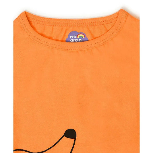 Mi Arcus Blue, Orange & Pink Vest-Printed-Cotton-Pack of 3-For Infants