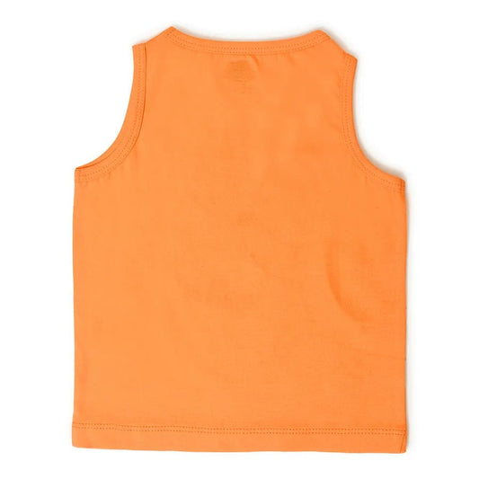 Mi Arcus Blue, Orange & Pink Vest-Printed-Cotton-Pack of 3-For Infants