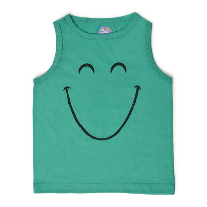 Mi Arcus Blue, Orange & Pink Vest-Printed-Cotton-Pack of 3-For Infants