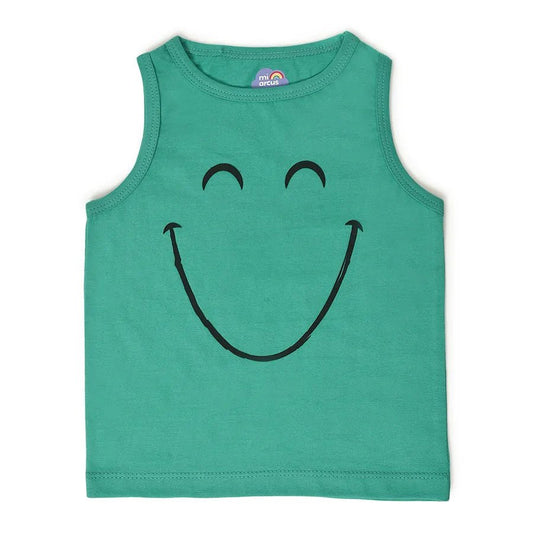 Mi Arcus Blue, Orange & Pink Vest-Printed-Cotton-Pack of 3-For Infants