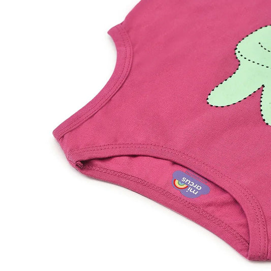 Mi Arcus Blue, Orange & Pink Vest-Printed-Cotton-Pack of 3-For Infants