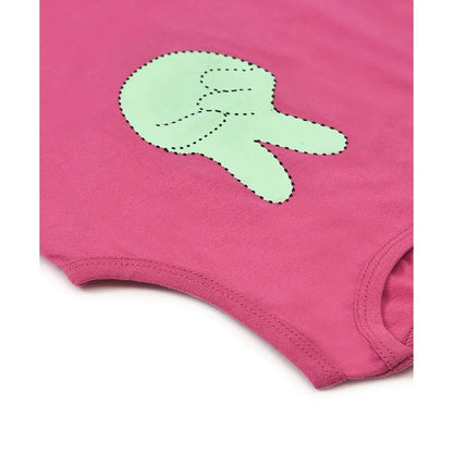 Mi Arcus Blue, Orange & Pink Vest-Printed-Cotton-Pack of 3-For Infants