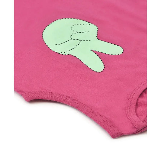 Mi Arcus Blue, Orange & Pink Vest-Printed-Cotton-Pack of 3-For Infants