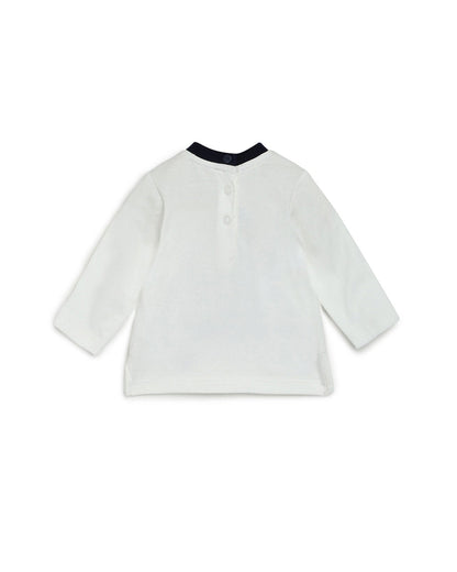 Chicco Bronze T-shirt-Mr. Bear Printed-Cotton-For Infants