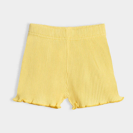 Mi Arcus Yellow Coord Set-Solid-Cotton-For Infants