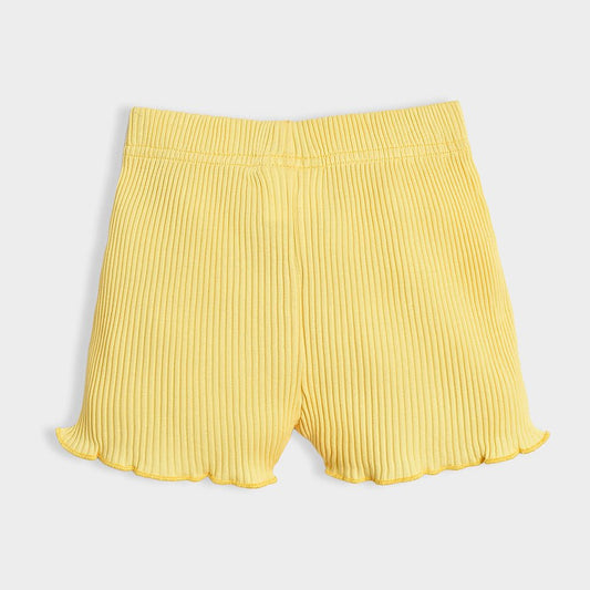 Mi Arcus Yellow Coord Set-Solid-Cotton-For Infants