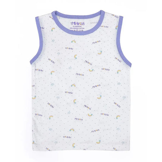 Mi Arcus Multicolor Coord Set-Printed-Cotton-Pack of 2-For Infants