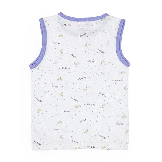 Mi Arcus Multicolor Coord Set-Printed-Cotton-Pack of 2-For Infants