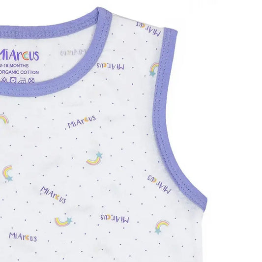 Mi Arcus Multicolor Coord Set-Printed-Cotton-Pack of 2-For Infants