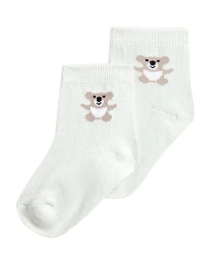 Mi Arcus White, Beige & Multicolor Socks-Arcus Rib-Cotton-Pack of 3-For Infants
