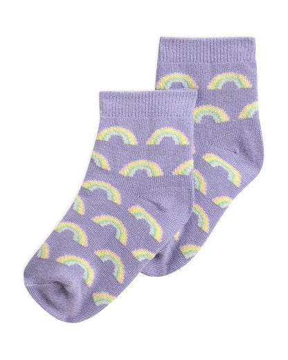 Mi Arcus White, Beige & Multicolor Socks-Arcus Rib-Cotton-Pack of 3-For Infants