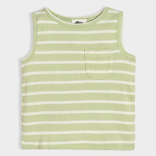 Mi Arcus Green, Yellow & Multicolor Vest-Dinomite Raury-Cotton-Pack of 3-For Infants