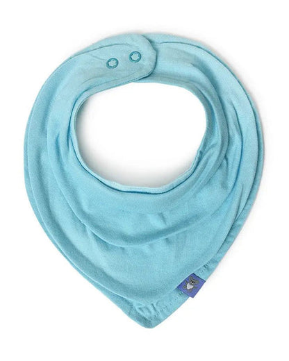 Mi Arcus Kids Drool Knitted Bibs-Blue-Cotton-0 to 3M-Pack of 5-For Infants