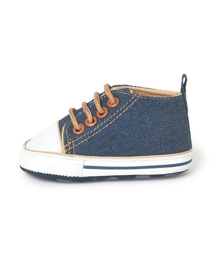 Mi Arcus Blue Slip On Sneakers For Infants