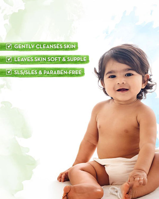 Mamaearth Foaming Kids Face Wash (150ml), Kids Body Wash (300ml), Milky Soft Baby Soap Bar (Packof 2) & Moisturizing Daily Baby Lotion (100ml)