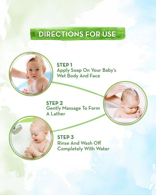 Mamaearth Foaming Kids Face Wash (150ml), Kids Body Wash (300ml), Milky Soft Baby Soap Bar (Packof 2) & Moisturizing Daily Baby Lotion (100ml)