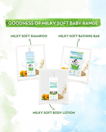 Mamaearth Milky Soft Baby Soap Bar-WIth Oats, Milk & Calendula-75 g