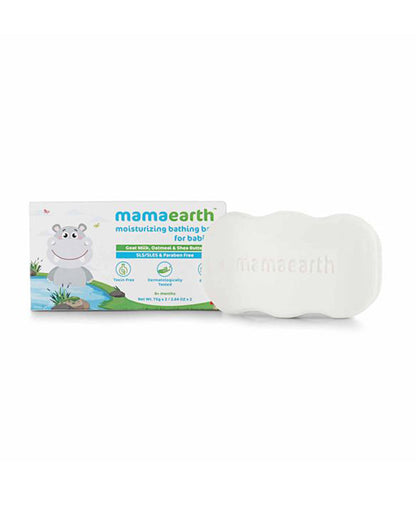 Mamaearth Kids Body Wash (300ml), Mineral Based SPF20+ Baby Sunscreen (100ml), Moisturizing Baby Soap Bar (Pack of 2) & Nourishing Baby Hair Oil (100ml)