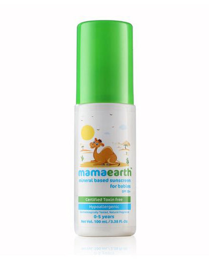 Mamaearth Kids Body Wash (300ml), Mineral Based SPF20+ Baby Sunscreen (100ml), Moisturizing Baby Soap Bar (Pack of 2) & Nourishing Baby Hair Oil (100ml)