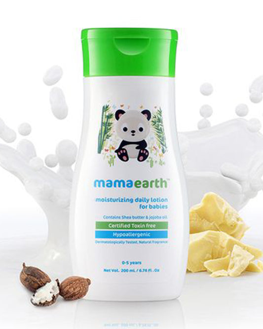 Mamaearth Moisturizing Daily Baby Lotion-Shea Butter & Jojoba Oil