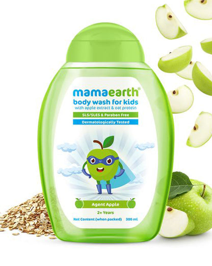 Mamaearth Foaming Kids Face Wash (150ml), Kids Body Wash (300ml), Milky Soft Baby Soap Bar (Packof 2) & Moisturizing Daily Baby Lotion (100ml)
