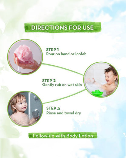 Mamaearth Foaming Kids Face Wash (150ml), Kids Body Wash (300ml), Milky Soft Baby Soap Bar (Packof 2) & Moisturizing Daily Baby Lotion (100ml)