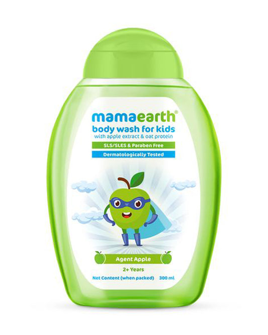 Mamaearth Kids Body Wash-With Apple Extract & Oat Protein