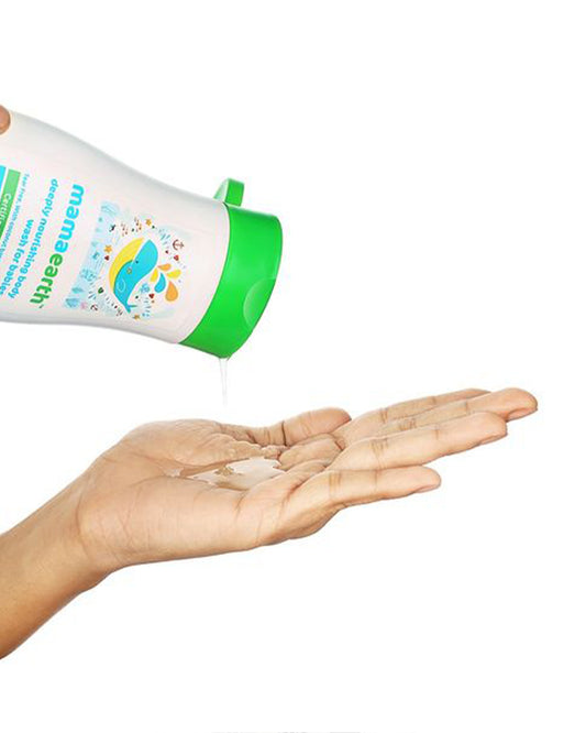 Mamaearth Deeply Nourishing Baby Body Wash-With Coconut Based Cleansers