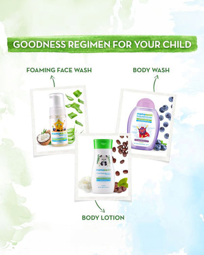 Mamaearth Kids Body Wash-With Blueberry Extract & Oat Protein